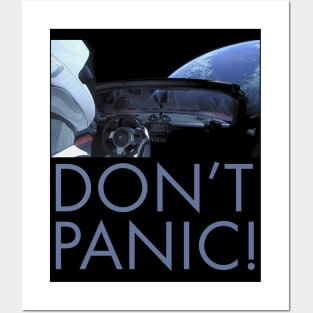 Don't Panic While Driving In Space Posters and Art